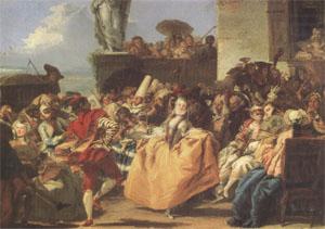 Giovanni Battista Tiepolo Carnival Scene or the Minuet (mk05) china oil painting image